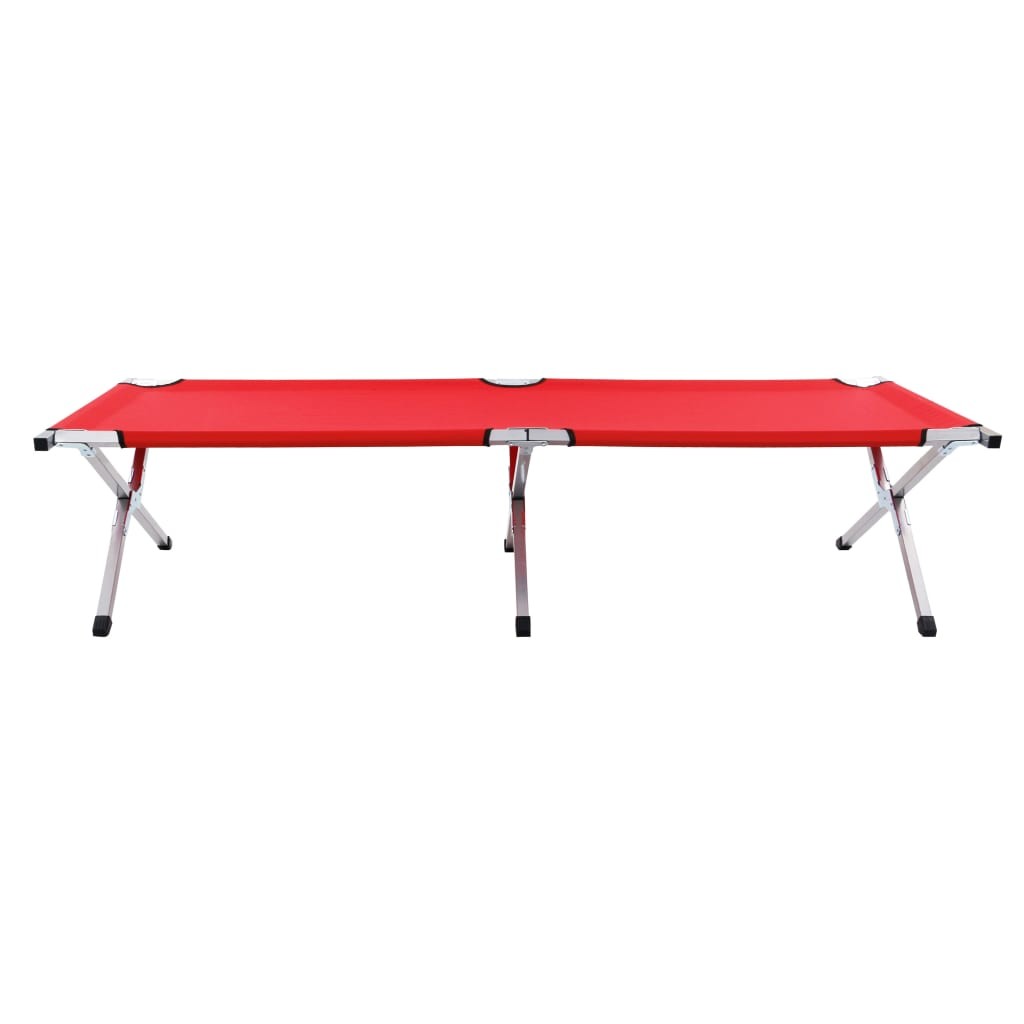 Camping Bed 190x74x47 cm XL Red